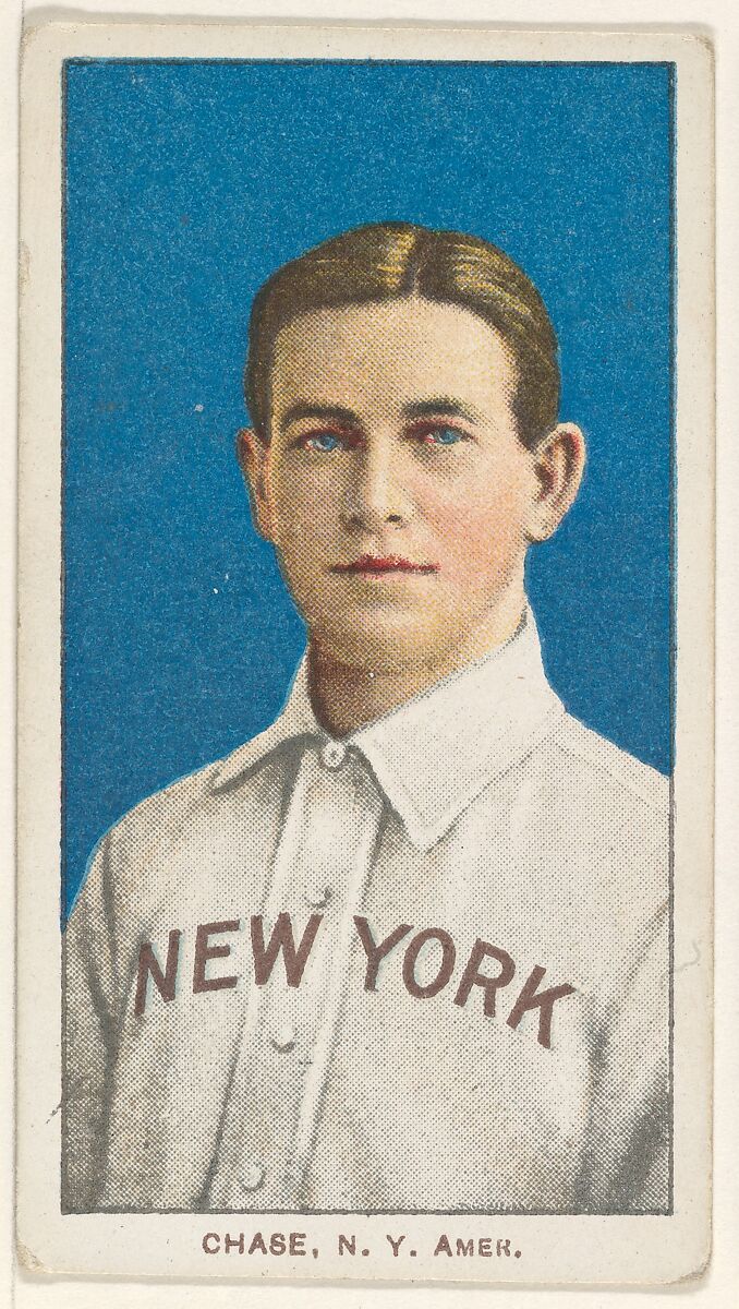 Chase, New York, American League, from the White Border series (T206) for the American Tobacco Company, Issued by American Tobacco Company, Commercial lithograph 