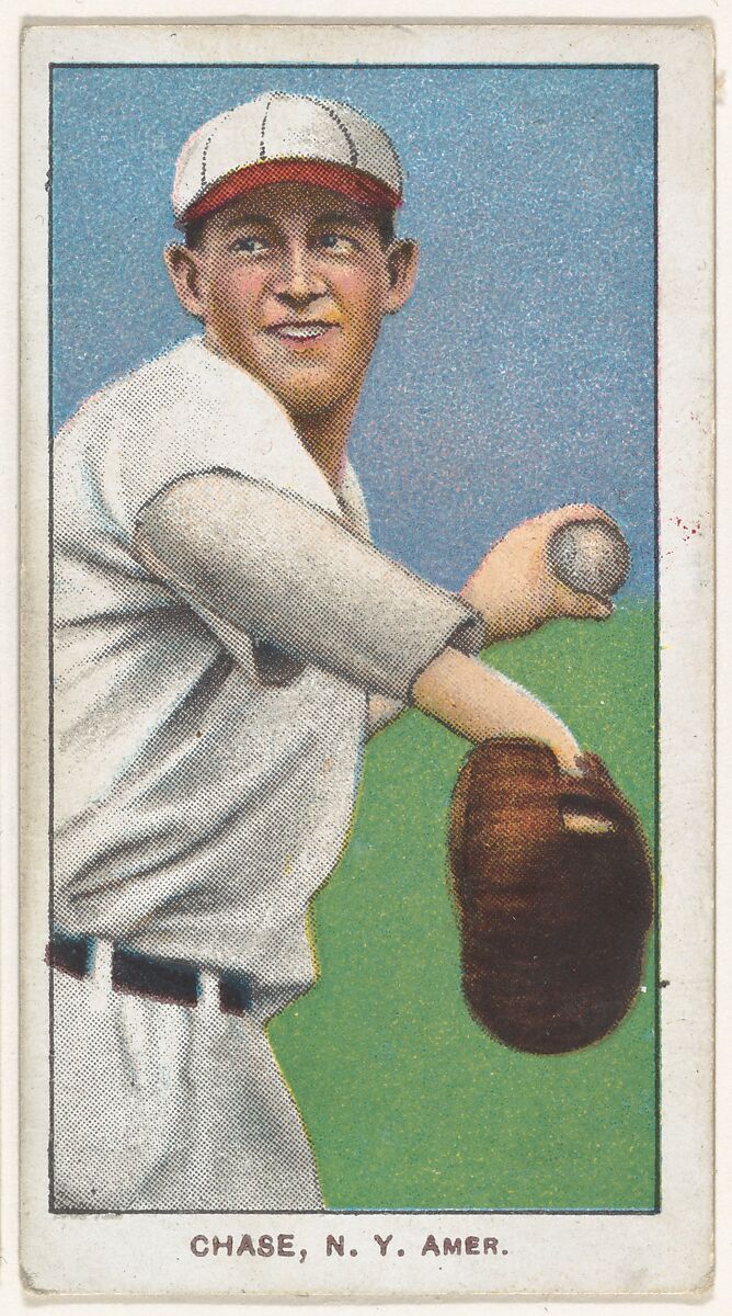Chase, New York, American League, from the White Border series (T206) for the American Tobacco Company, Issued by American Tobacco Company, Commercial lithograph