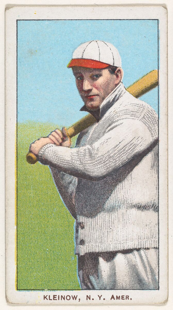 Kleinow, New York, American League, from the White Border series (T206) for the American Tobacco Company, Issued by American Tobacco Company, Commercial lithograph