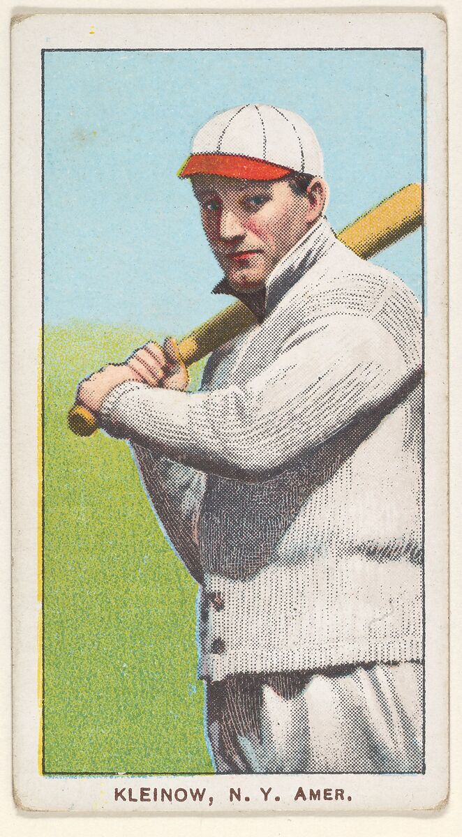 Kleinow, New York, American League, from the White Border series (T206) for the American Tobacco Company, Issued by American Tobacco Company, Commercial lithograph 