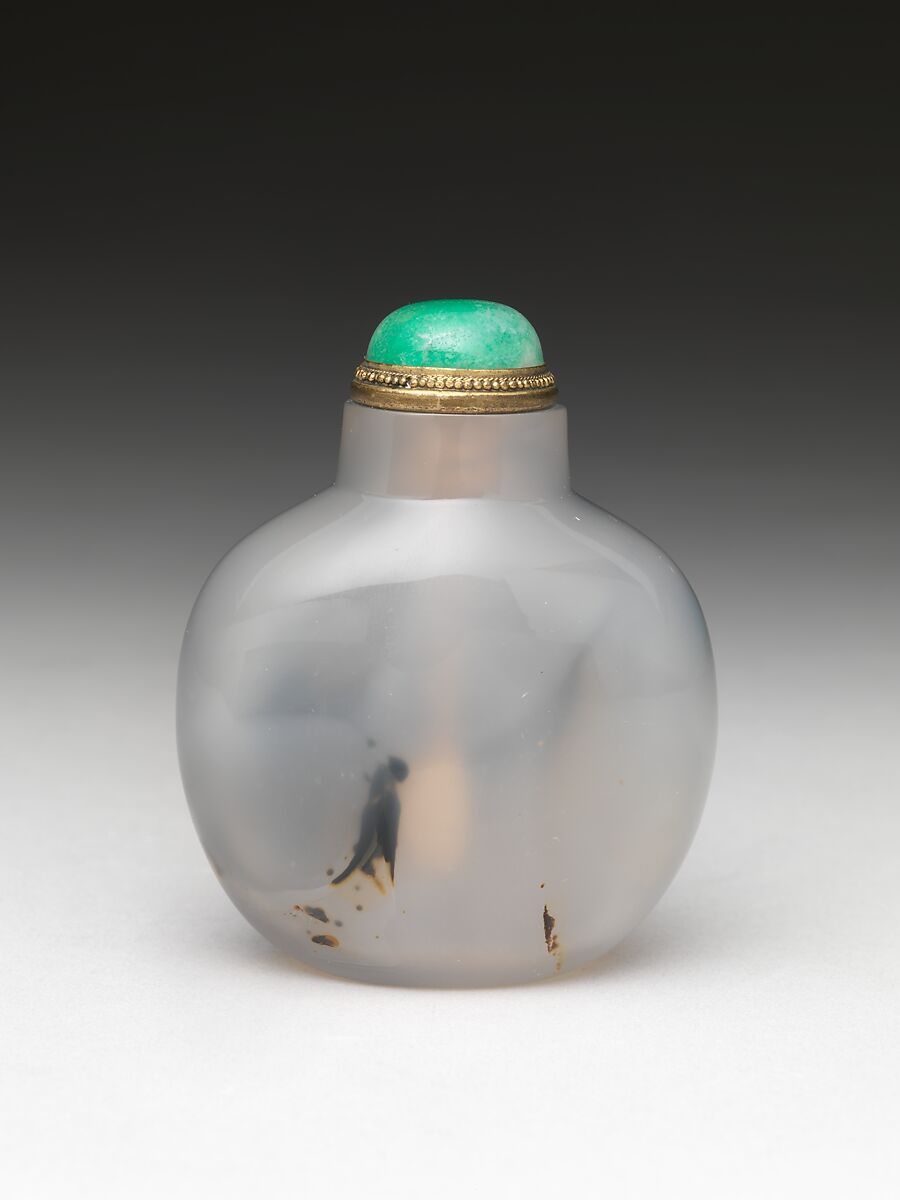 Snuff bottle, Agate, China