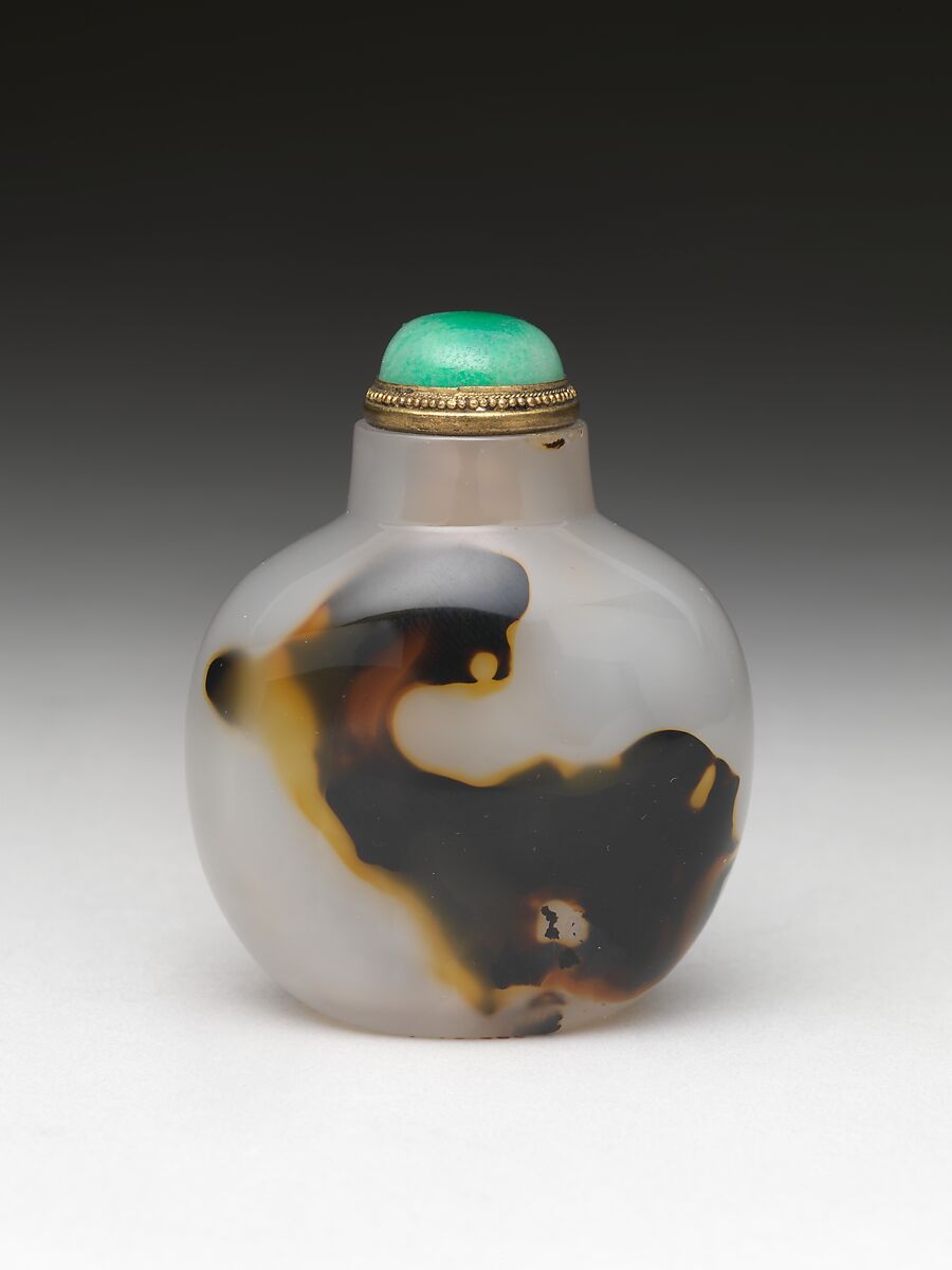 Snuff bottle, Agate, China 