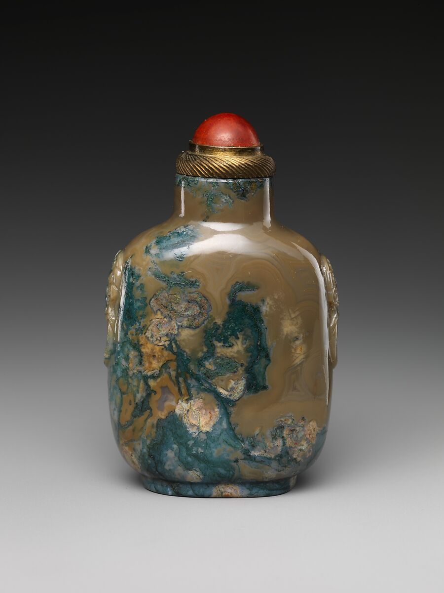 Snuff Bottle, Agate, China