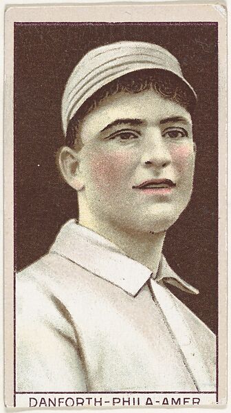 Danforth, Philadelphia, American League, from the Brown Background series (T207) for the American Tobacco Company, Issued by American Tobacco Company, Commercial lithograph