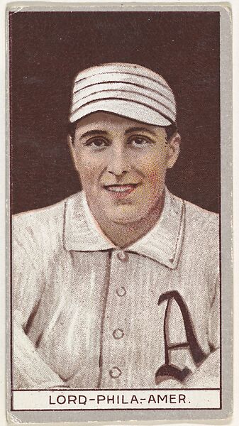 Lord, Philadelphia, American League, from the Brown Background series (T207) for the American Tobacco Company, Issued by American Tobacco Company, Commercial lithograph