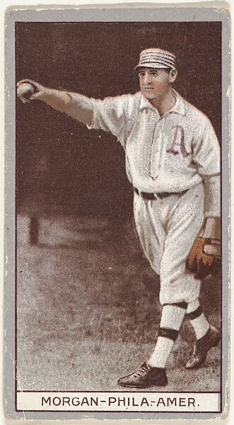 Morgan, Philadelphia, American League, from the Brown Background series (T207) for the American Tobacco Company, Issued by American Tobacco Company, Commercial lithograph