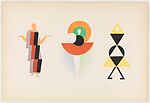 Plate 3 from Sonia Delaunay: ses peintures, ses objets, ses tissus simultanés, ses modes, Sonia Delaunay (French (born Ukraine), Gradizhsk 1885–1979 Paris), Pochoir and relief process 