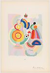 Plate 7 from Sonia Delaunay: ses peintures, ses objets, ses tissus simultanés, ses modes, Sonia Delaunay (French (born Ukraine), Gradizhsk 1885–1979 Paris), Pochoir and relief process 