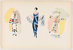 Plate 18 from Sonia Delaunay: ses peintures, ses objets, ses tissus simultanés, ses modes, Sonia Delaunay (French (born Ukraine), Gradizhsk 1885–1979 Paris), Pochoir and relief process 