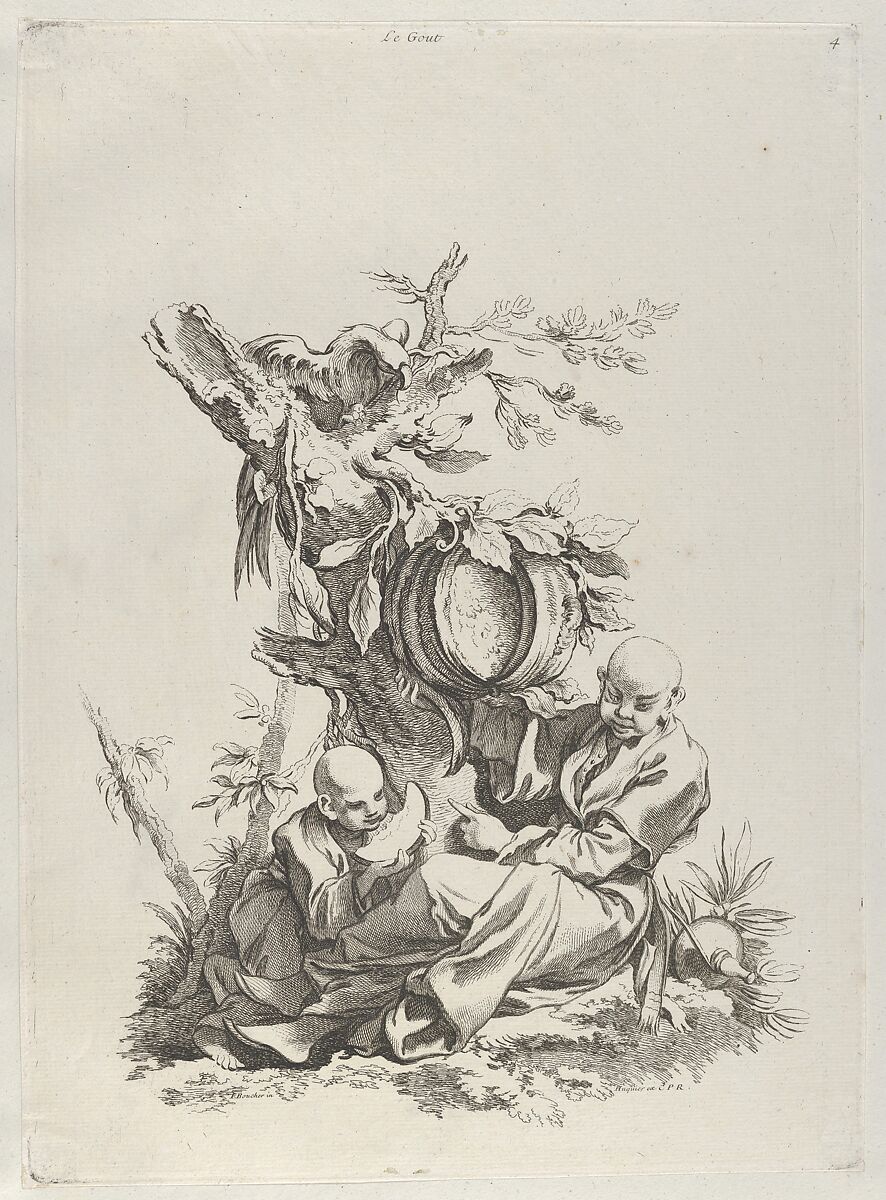 Taste, François Boucher (French, Paris 1703–1770 Paris), Etching and engraving 
