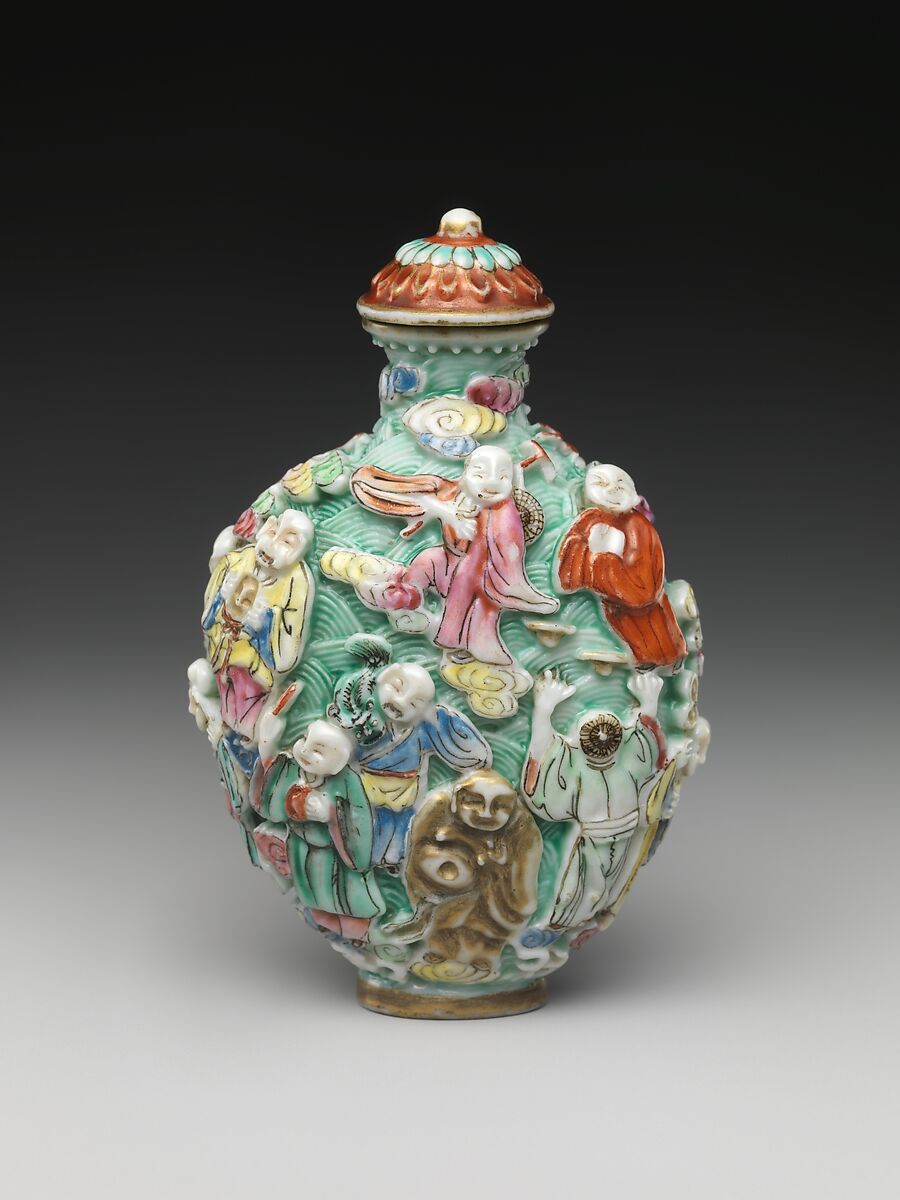 Snuff Bottle, Porcelain, China