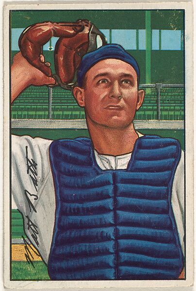 Matt Batts, Catcher, Detroit Tigers, from Picture Cards, series 6 (R406-6) issued by Bowman Gum, Issued by Bowman Gum Company, Commercial color lithograph