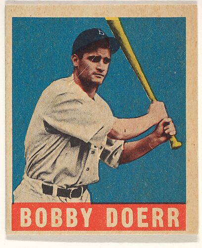 Bobby Doerr, Boston Red Sox, from All-Star Baseball series (R401-1), issued by Leaf Gum Company