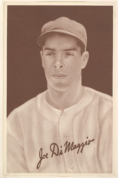 Joe DiMaggio, from the Goudey Premiums series (R303-A) issued by the Goudey Gum Company, Issued by the Goudey Gum Company, Commercial lithograph 
