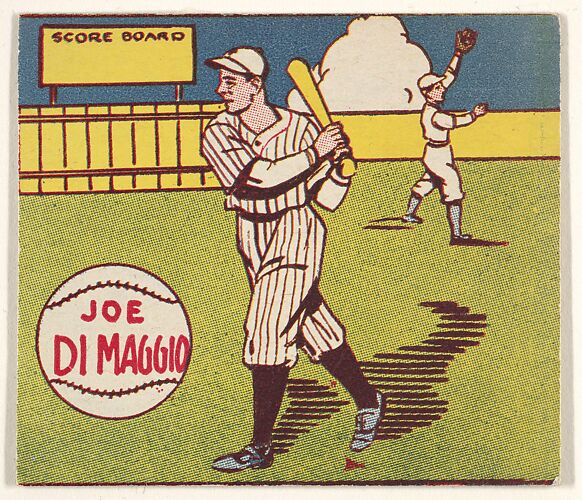 Joe DiMaggio, from the series Baseball Stars (R302-1)