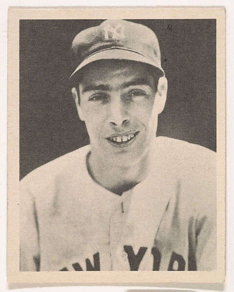 Joe DiMaggio, from the Play Ball America series (R334), issued by Gum, Inc., Issued by Gum, Inc. (Philadelphia, Pennsylvania), Photolithograph