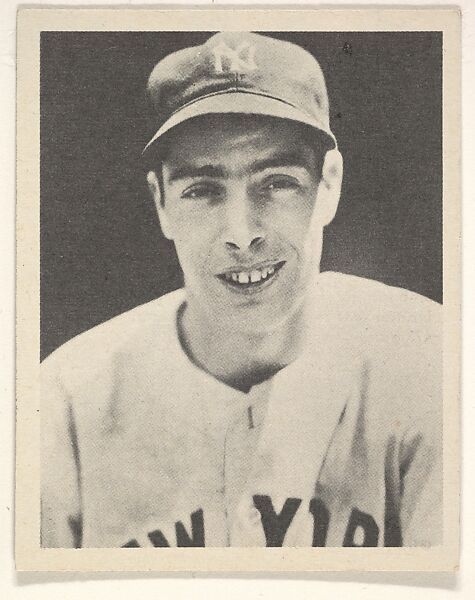 Joe DiMaggio, from the Play Ball America series (R334), issued by Gum, Inc., Issued by Gum, Inc. (Philadelphia, Pennsylvania), Photolithograph 