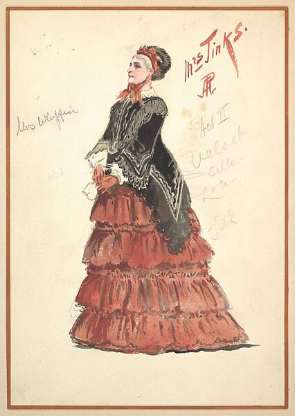 Percy Anderson Costume Design For Mrs Jinks Act Ii The