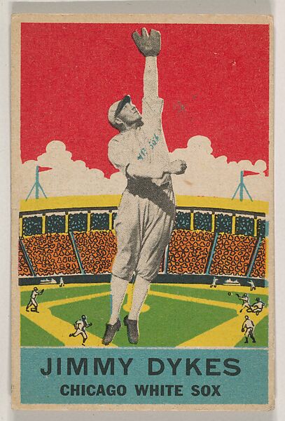 Jimmy Dykes, Chicago White Sox, DeLong Gum Company, Boston, Massachusetts (American), Commercial color lithograph 