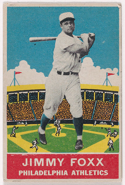 DeLong Gum Company, Boston, Massachusetts, Jimmy Foxx, Philadelphia  Athletics