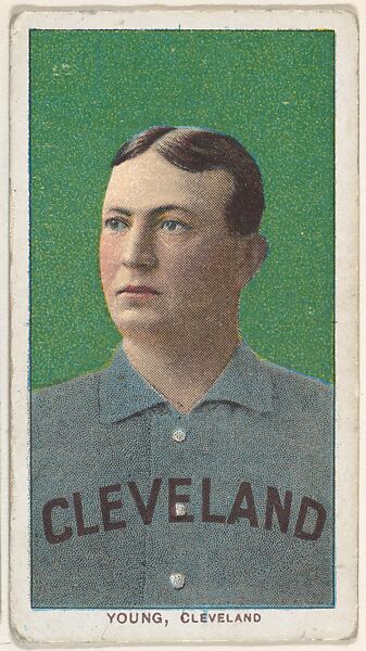 Young, Cleveland, from the White Border series (T206) for the American Tobacco Company, Issued by American Tobacco Company, Commercial lithograph