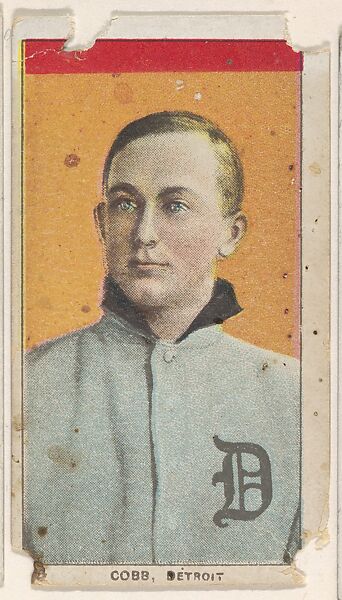 Cobb, Detroit, American League, from the White Border series (T206) for the American Tobacco Company, Issued by American Tobacco Company, Commercial lithograph 