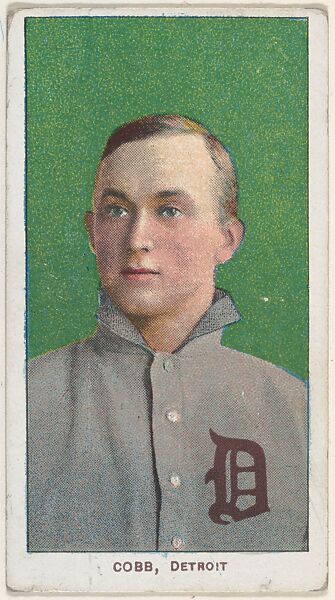 Cobb, Detroit, American League, from the White Border series (T206) for the American Tobacco Company, Issued by American Tobacco Company, Commercial lithograph