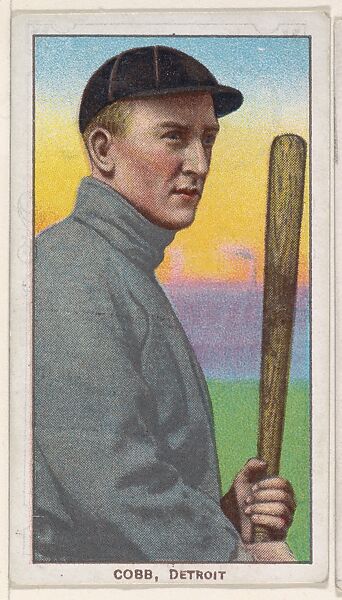 Cobb, Detroit, American League, from the White Border series (T206) for the American Tobacco Company, Issued by American Tobacco Company, Commercial lithograph 