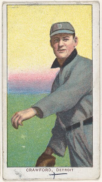 Crawford, Detroit, American League, from the White Border series (T206) for the American Tobacco Company, Issued by American Tobacco Company, Commercial lithograph