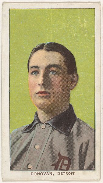 Donovan, Detroit, American League, from the White Border series (T206) for the American Tobacco Company, Issued by American Tobacco Company, Commercial lithograph