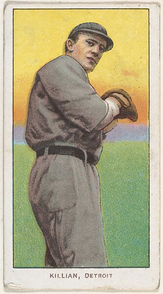 Killian, Detroit, American League, from the White Border series (T206) for the American Tobacco Company, Issued by American Tobacco Company, Commercial lithograph