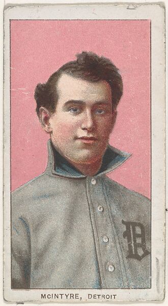 McIntyre, Detroit, American League, from the White Border series (T206) for the American Tobacco Company, Issued by American Tobacco Company, Commercial lithograph