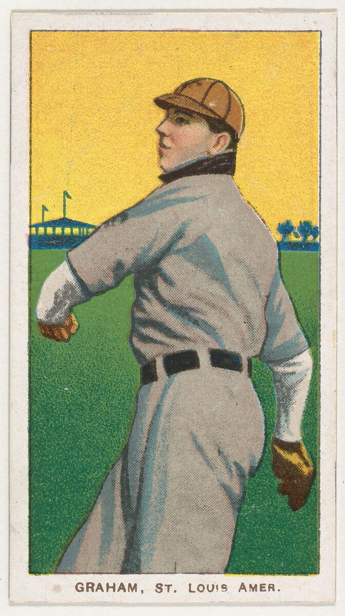 Graham, St. Louis, American League, from the White Border series (T206) for the American Tobacco Company, Issued by American Tobacco Company, Commercial lithograph 