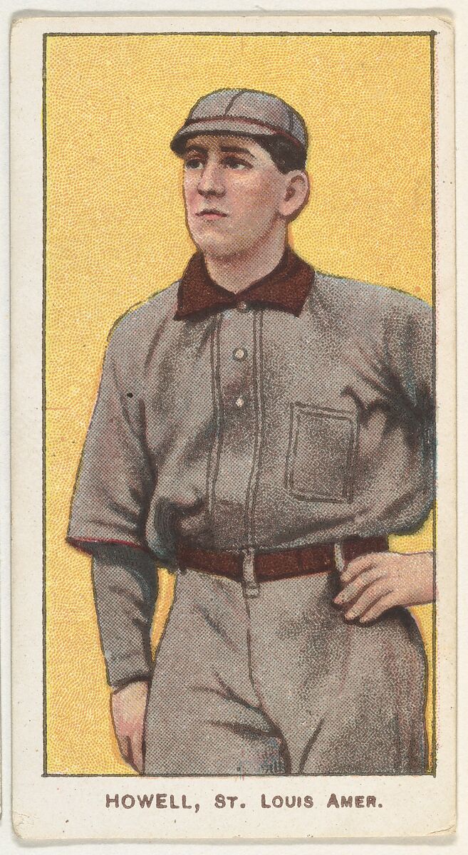 Howell, St. Louis, American League, from the White Border series (T206) for the American Tobacco Company, Issued by American Tobacco Company, Commercial lithograph 