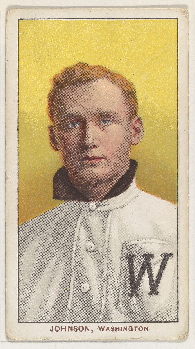 Johnson, Washington, American League, from the White Border series (T206) for the American Tobacco Company, Issued by American Tobacco Company, Commercial lithograph 