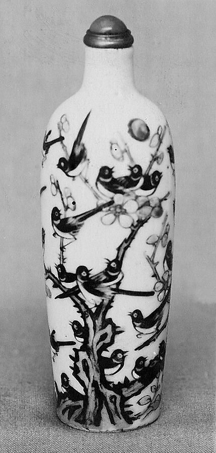 Snuff Bottle, Porcelain, China 