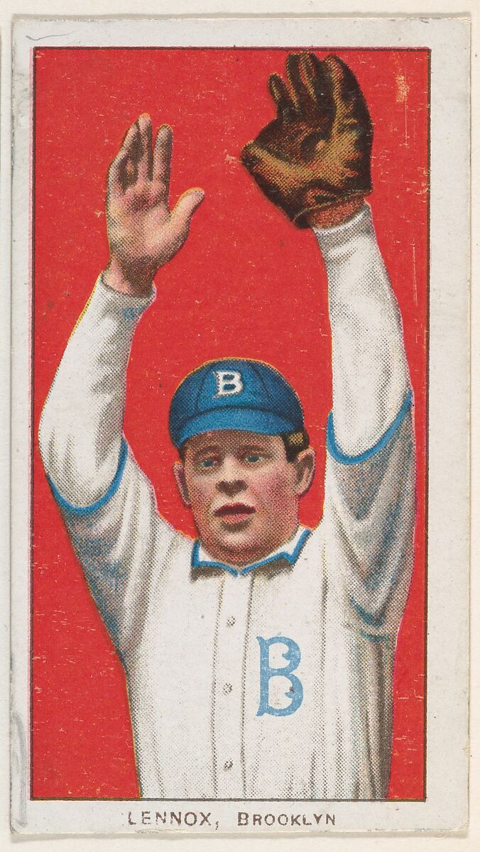 Lennox, Brooklyn, National League, from the White Border series (T206) for the American Tobacco Company, Issued by American Tobacco Company, Commercial lithograph