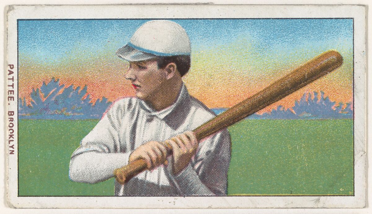 Pattee, Brooklyn, National League, from the White Border series (T206) for the American Tobacco Company, Issued by American Tobacco Company, Commercial lithograph