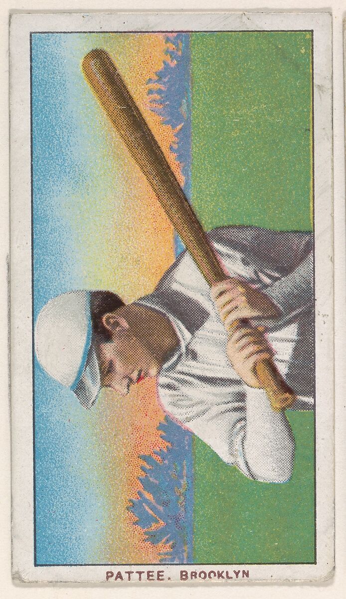 Pattee, Brooklyn, National League, from the White Border series (T206) for the American Tobacco Company, Issued by American Tobacco Company, Commercial lithograph 