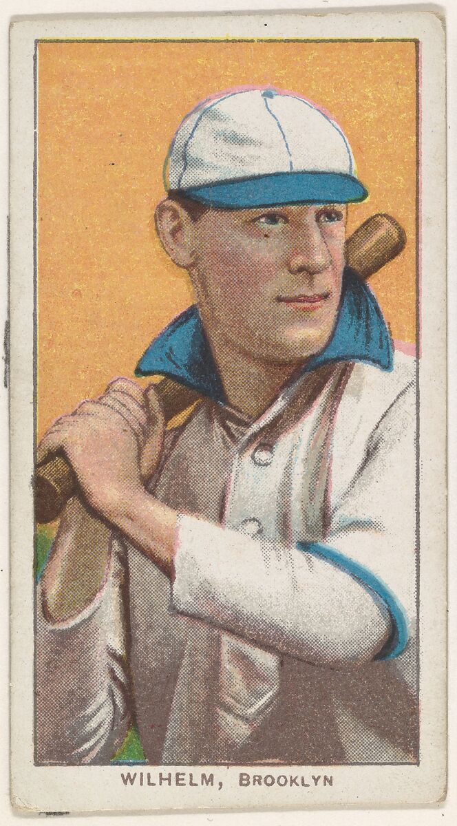 Wilhelm, Brooklyn, National League, from the White Border series (T206) for the American Tobacco Company, Issued by American Tobacco Company, Commercial lithograph