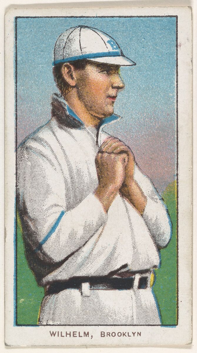 Wilhelm, Brooklyn, National League, from the White Border series (T206) for the American Tobacco Company, Issued by American Tobacco Company, Commercial lithograph