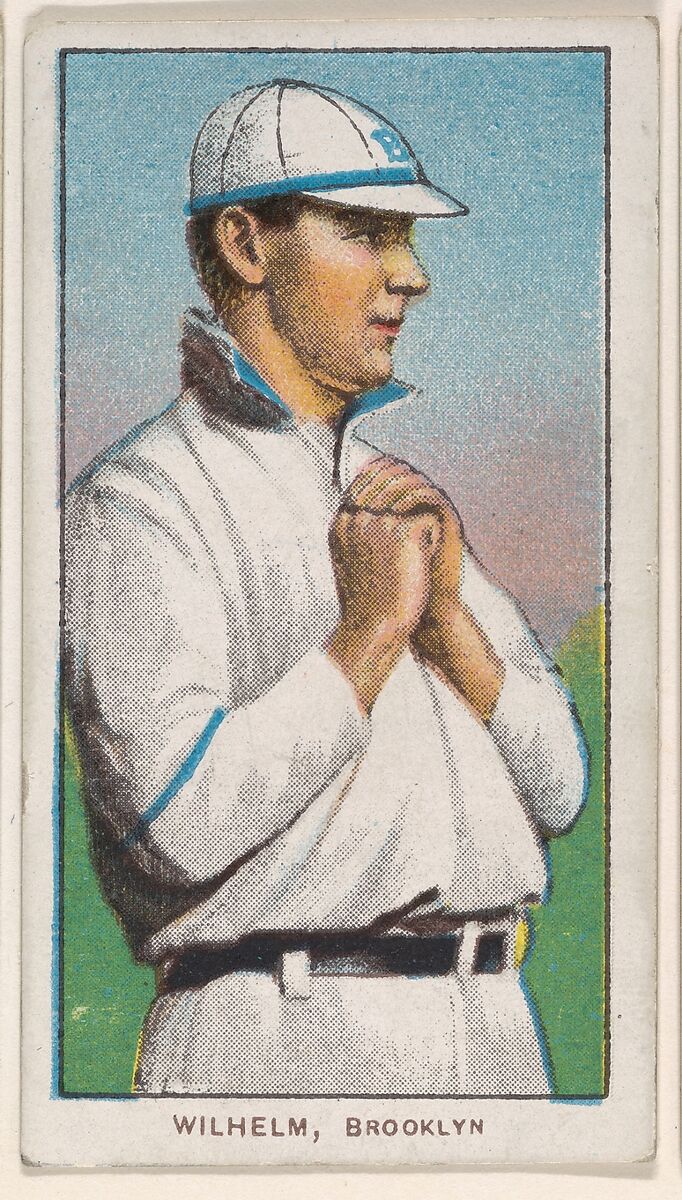 Wilhelm, Brooklyn, National League, from the White Border series (T206) for the American Tobacco Company, American Tobacco Company, Commercial lithograph