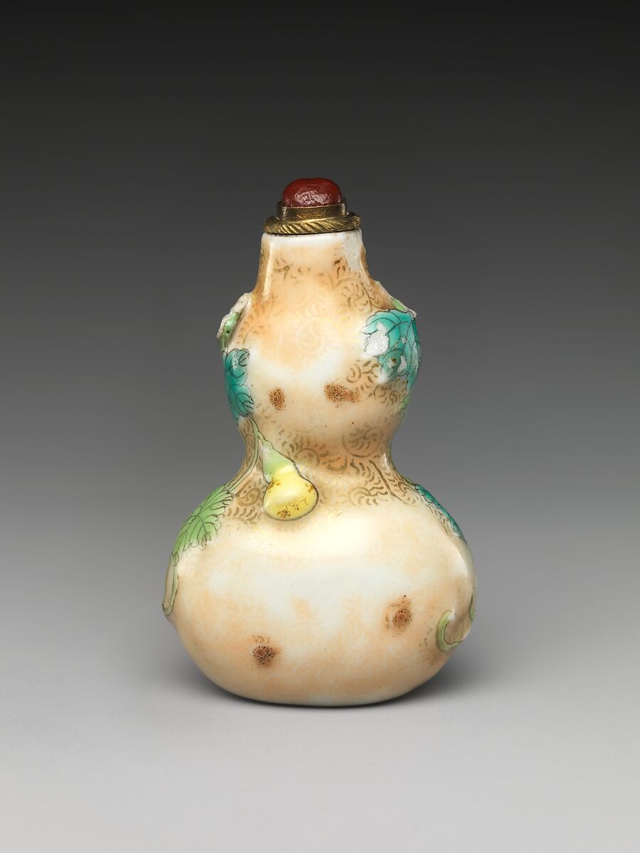 Snuff Bottle, Porcelain, China 