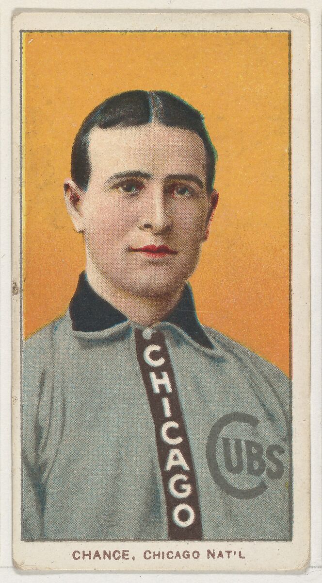 Chance, Chicago, National League, from the White Border series (T206) for the American Tobacco Company, Issued by American Tobacco Company, Commercial lithograph 