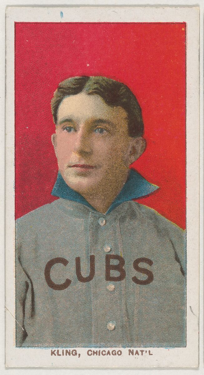 Kling, Chicago, National League, from the White Border series (T206) for the American Tobacco Company, Issued by American Tobacco Company, Commercial lithograph 