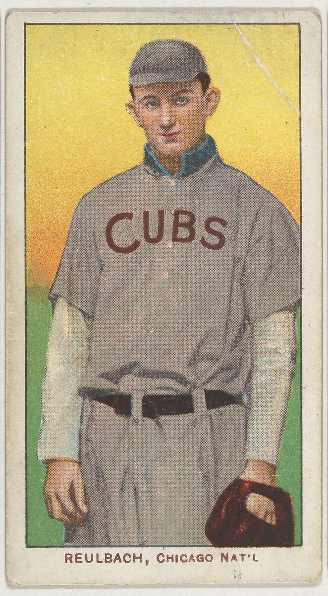 Reulbach, Chicago, National League, from the White Border series (T206) for the American Tobacco Company, Issued by American Tobacco Company, Commercial lithograph 
