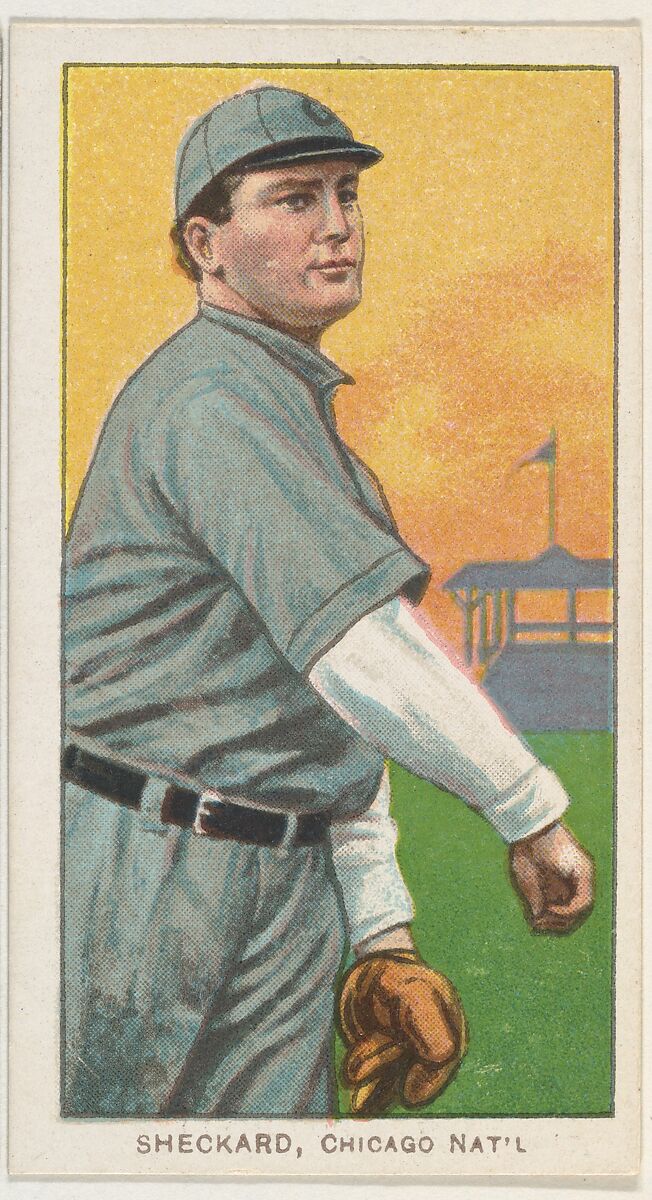 Sheckard, Chicago, National League, from the White Border series (T206) for the American Tobacco Company, Issued by American Tobacco Company, Commercial lithograph 