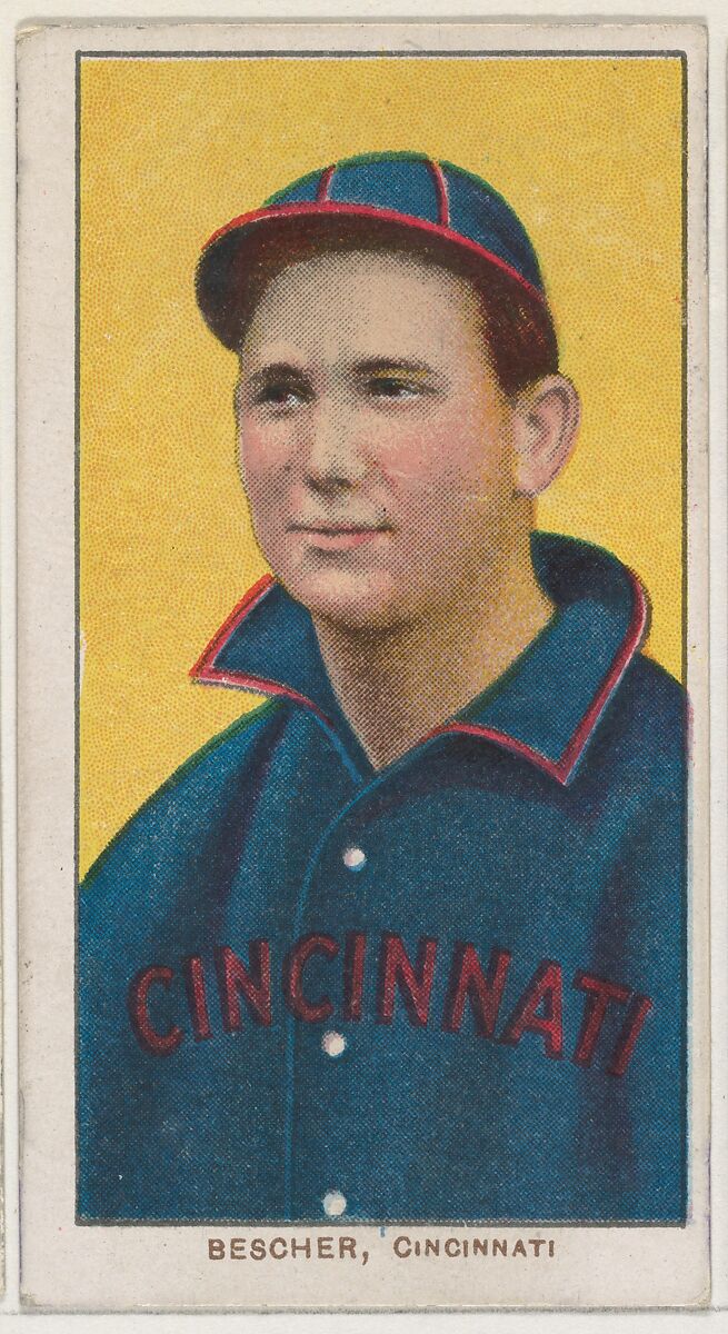 Bescher, Cincinnati, National League, from the White Border series (T206) for the American Tobacco Company, Issued by American Tobacco Company, Commercial lithograph 