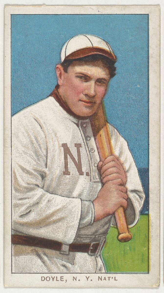 Doyle, New York, National League, from the White Border series (T206) for the American Tobacco Company, Issued by American Tobacco Company, Commercial lithograph 