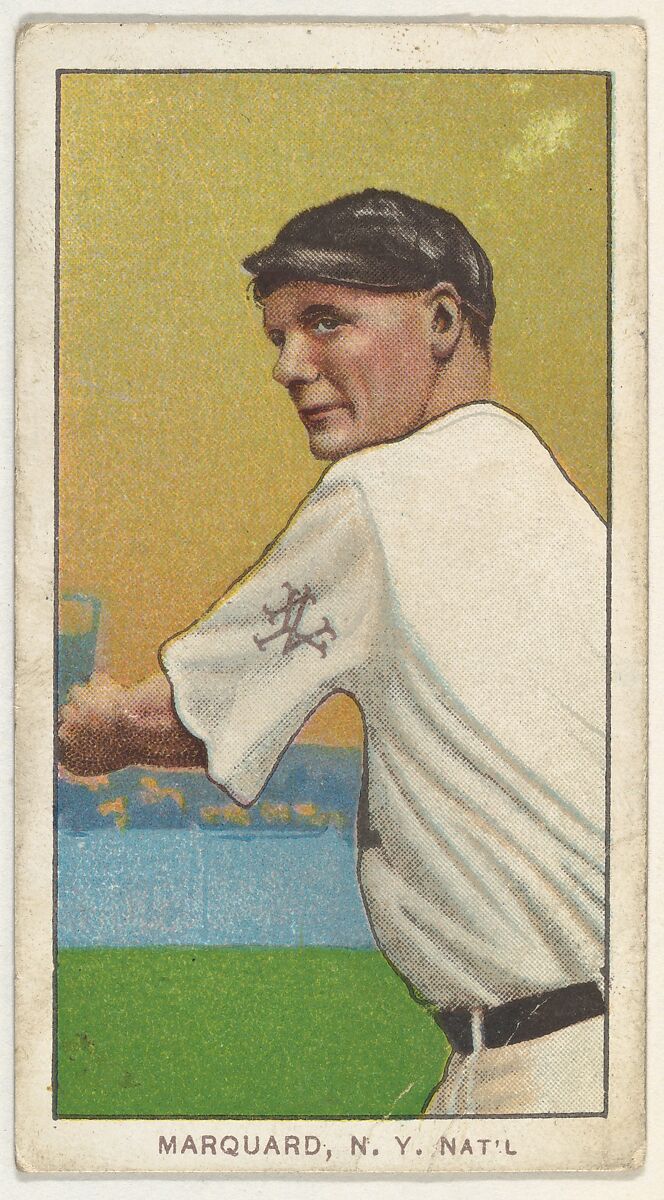 Marquard, New York, National League, from the White Border series (T206) for the American Tobacco Company, Issued by American Tobacco Company, Commercial lithograph 